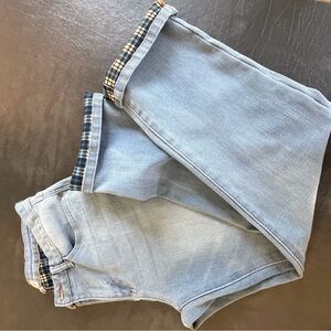 Lined jeans